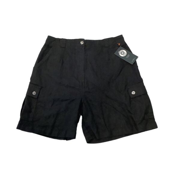 Studio Works Women’s Linen cargo Shorts - Picture 1 of 3